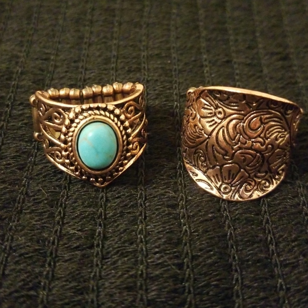 2 Paparazzi Rose Gold Rings